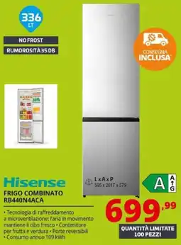 Comet Hisense Frigo Combinato offerta
