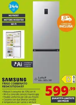 Comet Samsung frigo combinato offerta