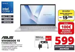 Comet ASUS Vivobook 15 offerta