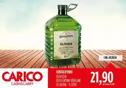 Carico Cash & Carry Costa d'Oro Olivizia Olio Extra Vergine di Oliva offerta