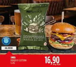 Carico Cash & Carry Unika Burger di scottona offerta
