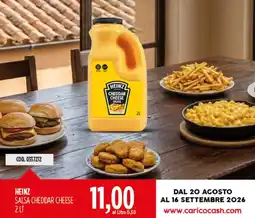 Carico Cash & Carry Heinz Salsa Cheddar Cheese offerta