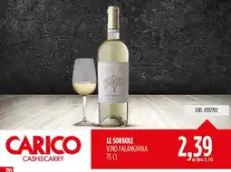 Carico Cash & Carry Le Sorbole Vino Falanghina offerta