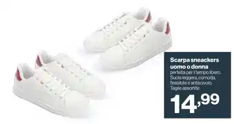 Scarpa sneakers uomo o donna