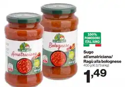 In'S Mercato Sugo all'amatriciana/ Ragù alla bolognese offerta