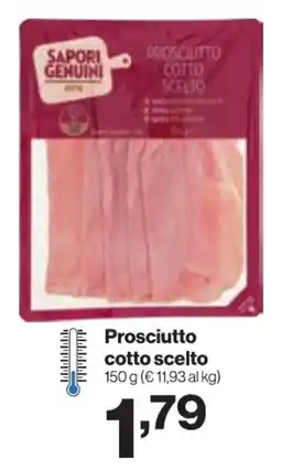 In'S Mercato Prosciutto cotto scelto offerta