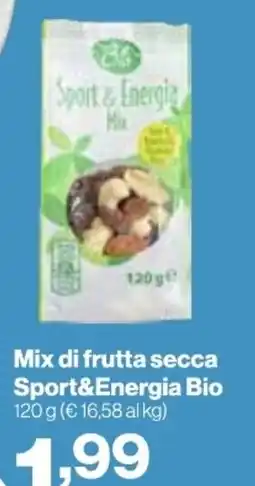 In'S Mercato Mix di frutta secca Sport&Energia Bio offerta