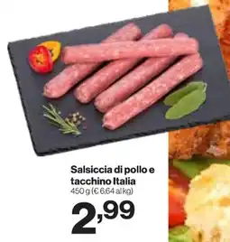 In'S Mercato Salsiccia di pollo e tacchino Italia offerta