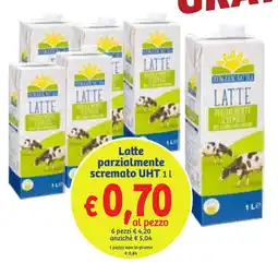 In'S Mercato Latte parzialmente scremato UHT offerta