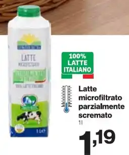 In'S Mercato Latte microfiltrato parzialmente scremato offerta