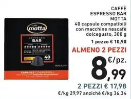 Spazio Conad Caffè Espresso Bar Motta offerta