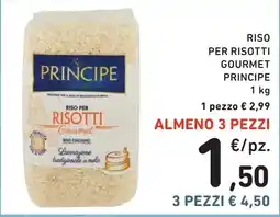 Spazio Conad Riso per risotti gourmet Principe offerta