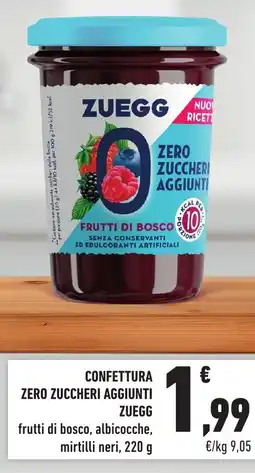 Spazio Conad Confettura frutti di bosco Zuegg offerta