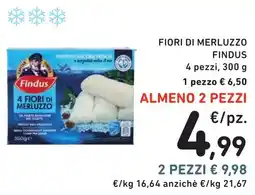 Spazio Conad Fiori di merluzzo Findus offerta