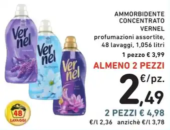 Ammorbidente concentrato Vernel