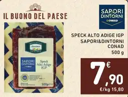 Spazio Conad Speck Alto Adige IGP Sapori&Dintorni Conad offerta