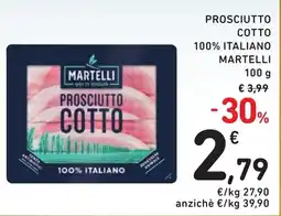 Spazio Conad Prosciutto cotto Martelli offerta