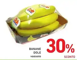 Spazio Conad Banane Dole vassoio offerta