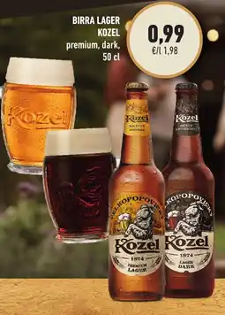 Spazio Conad Birra lager Kozel offerta