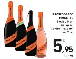 Spazio Conad Prosecco Doc Mionetto offerta