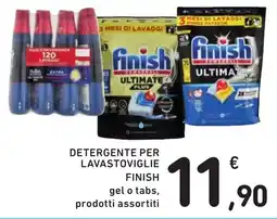 Spazio Conad Detergente per lavastoviglie Finish gel o tabs offerta