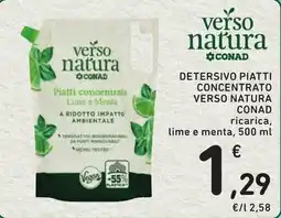 Spazio Conad Detersivo piatti concentrato verso natura offerta