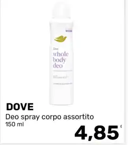Iper Tosano Dove Deo spray corpo assortito offerta
