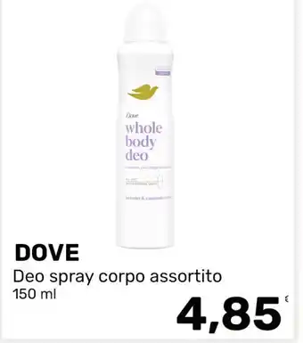 Iper Tosano Dove Deo spray corpo assortito offerta