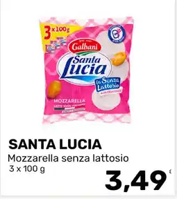 Iper Tosano Santa Lucia Mozzarella senza lattosio offerta