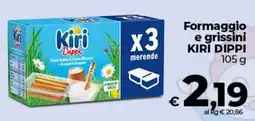 Coop Radenza Kiri Dippi Formaggio e grissini offerta