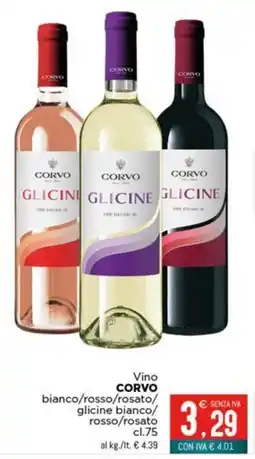 Altasfera Corvo Vino bianco/rosso/rosato/glicine bianco/rosso/rosato offerta