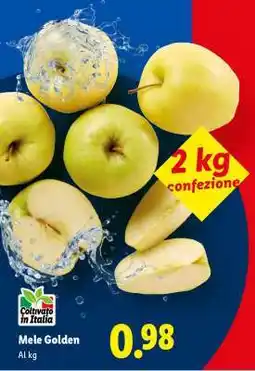 Lidl Mele Golden offerta