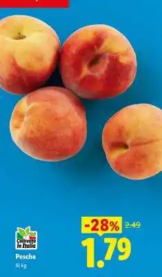 Lidl PESCHE offerta