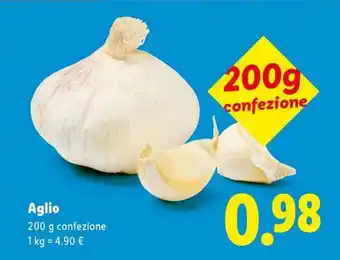 Lidl Aglio offerta