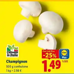 Lidl Champignon offerta