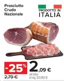 Carrefour Prosciutto Crudo Nazionale offerta