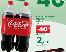 Carrefour Coca Cola Bipack Regular o Zero offerta