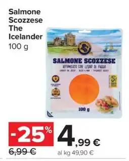 Carrefour SALMONE SCOZZESE THE ICELANDER offerta