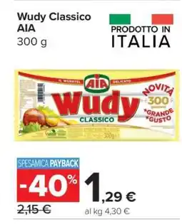 Carrefour WUDY CLASSICO offerta