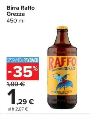Birra Raffo grezza