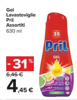Carrefour Gel Lavastoviglie Pril Assortiti offerta