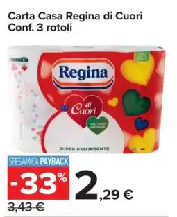 Carrefour Carta Casa Regina di Cuori offerta