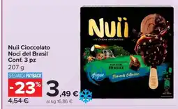 Carrefour Nuii Cioccolato Noci del Brasil Conf. 3 pz offerta