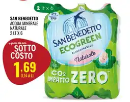 Gecop San Benedetto acqua minerale naturale offerta