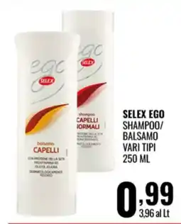 Gecop Selex ego shampoo/balsamo vari tipi offerta