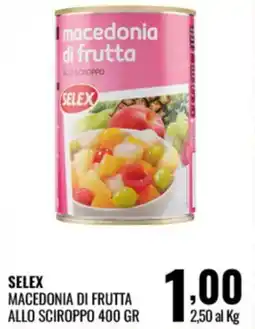 Gecop Selex macedonia di frutta allo sciroppo offerta