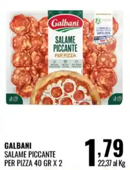 Gecop Galbani Salame Piccante per pizza offerta