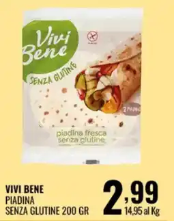 Gecop Vivi Bene piadina senza glutine offerta