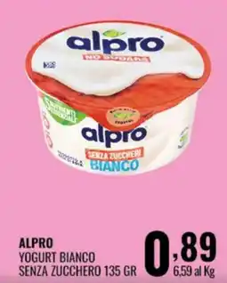 Gecop Alpro yogurt bianco senza zucchero offerta