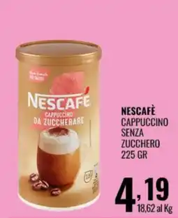 Gecop Nescafé cappuccino senza zucchero offerta